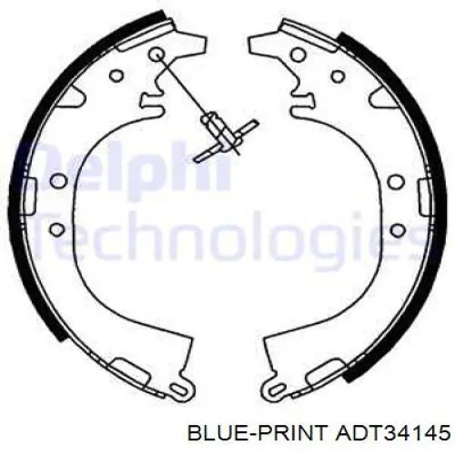 Купити 0449542040 Toyota Колодки гальмові задні, барабанні
