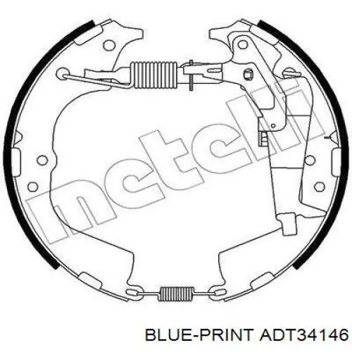 Колодки гальмові задні, барабанні 0449526220 Toyota