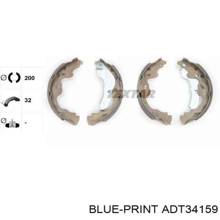 Колодки гальмові задні, барабанні Opel 4708598 ціна, від 16.76 USD