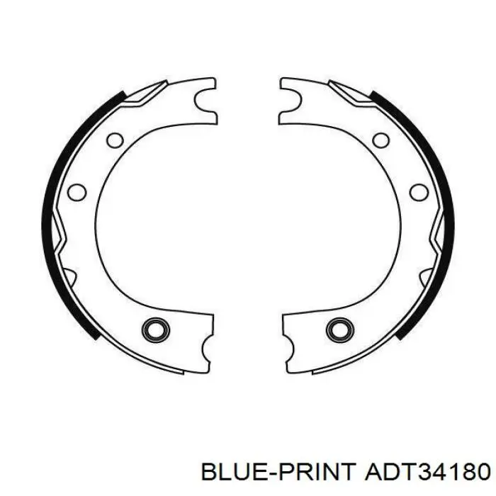 Колодки ручника 986487728 Bosch
