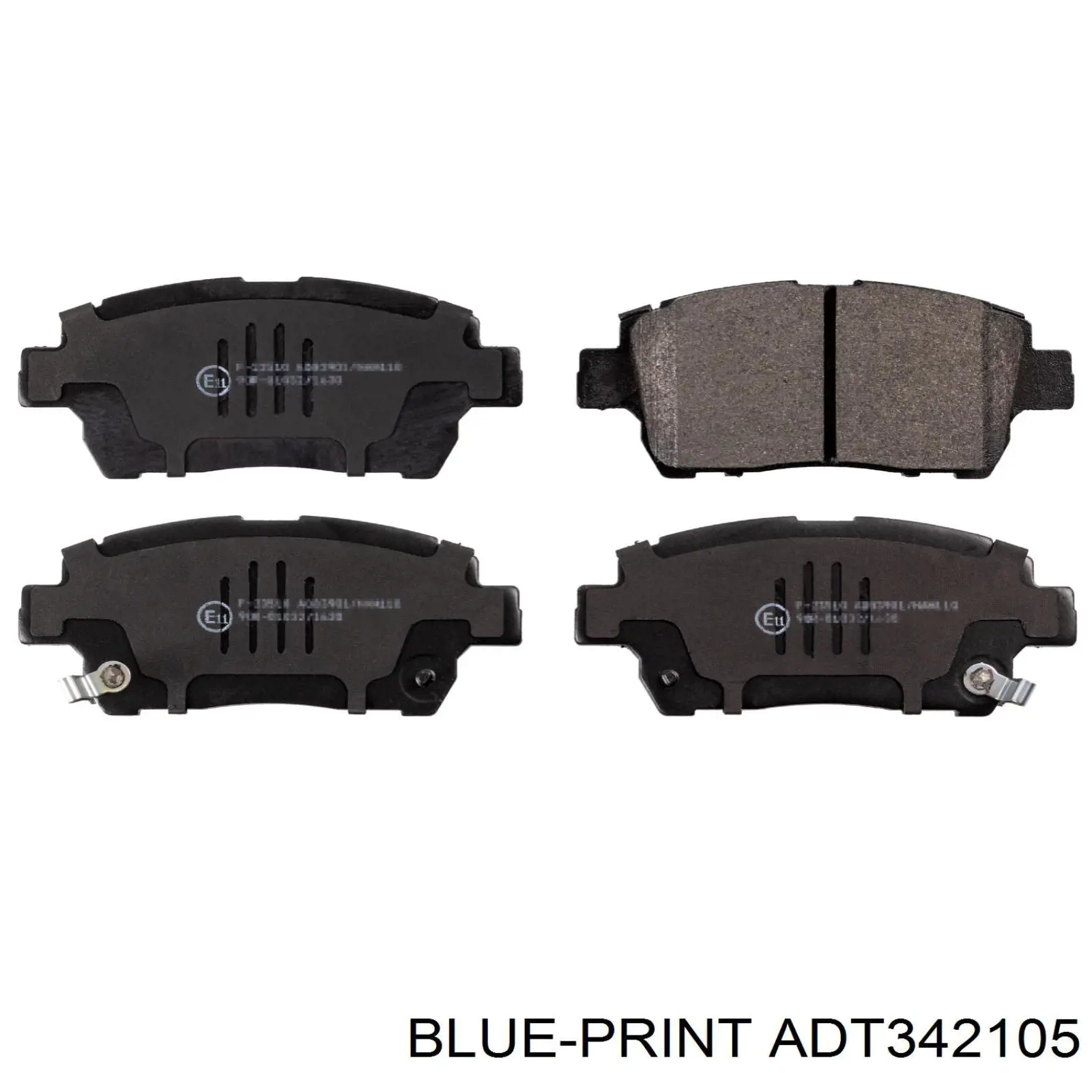 ADT342105 Blue Print колодки гальмівні передні, дискові
