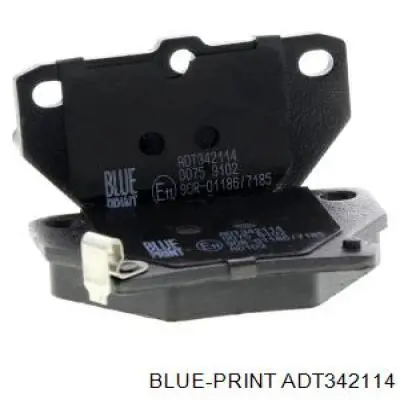 ADT342114 Blue Print колодки гальмові задні, дискові
