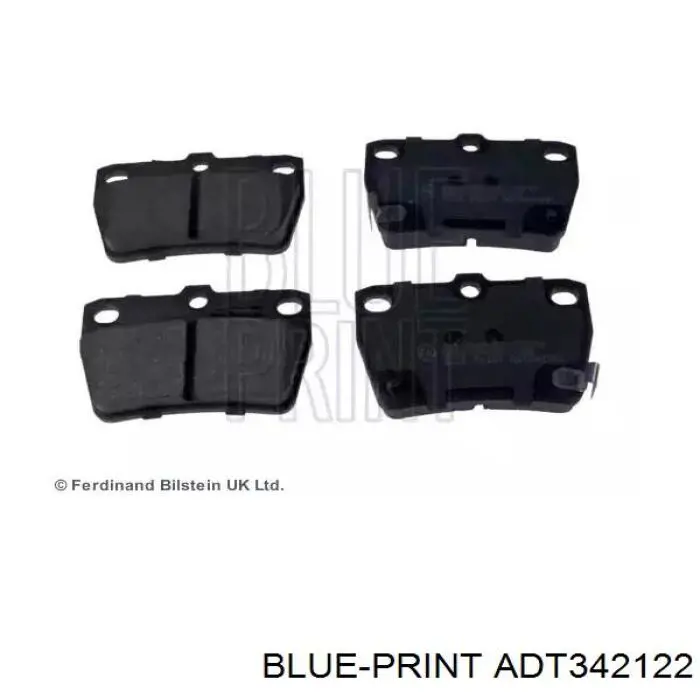 Купити ADT342122 Blue Print Задні колодки