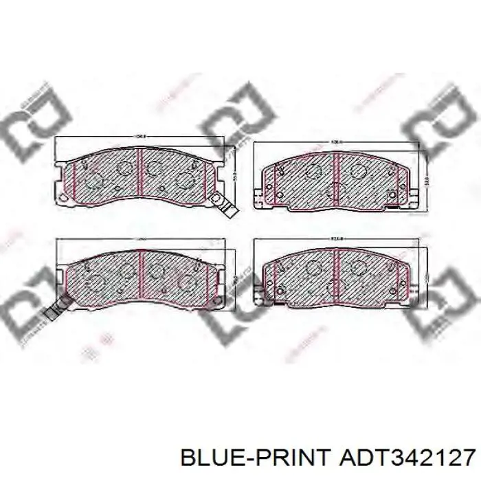572305B Jurid/Bendix Передні гальмівні колодки
