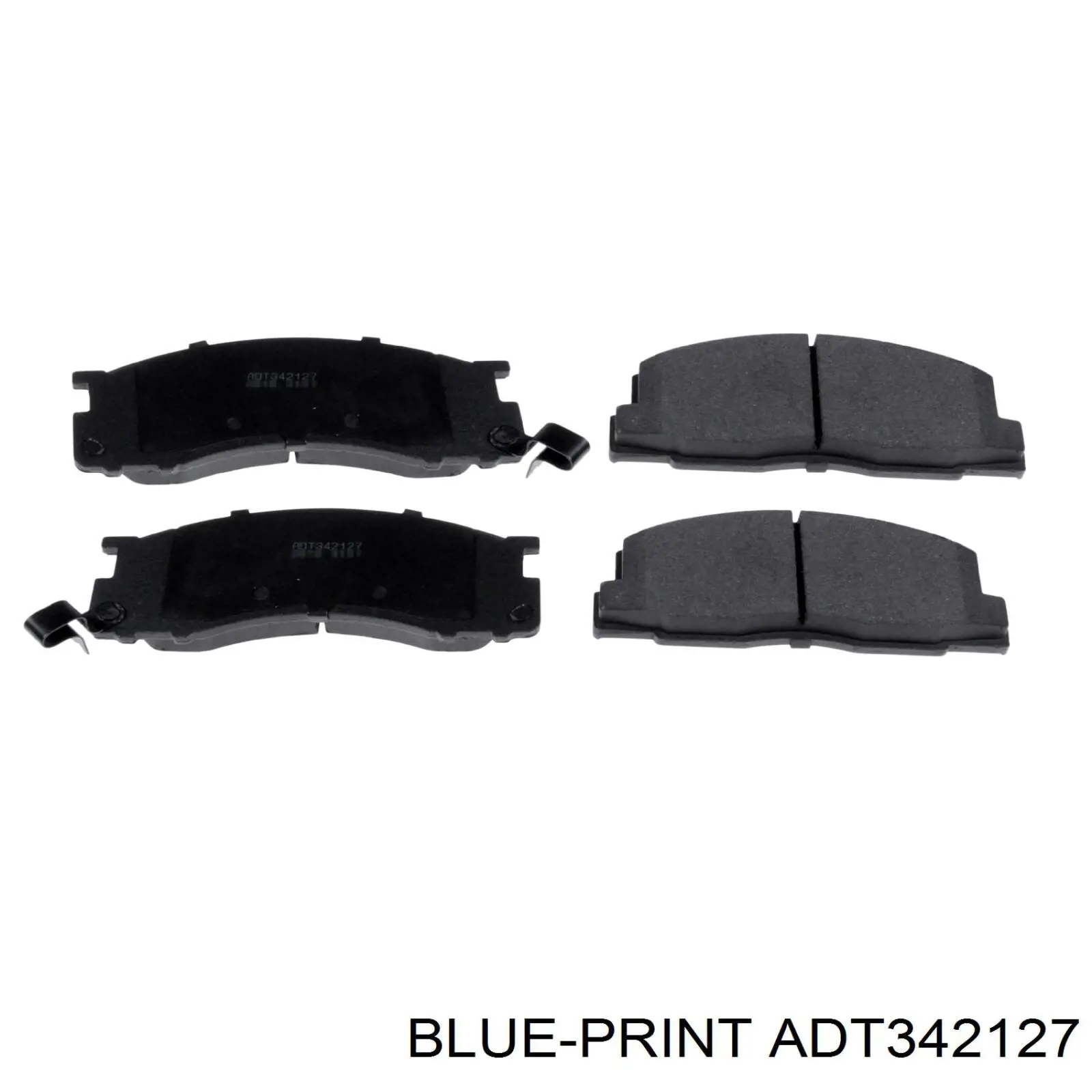 Купити ADT342127 Blue Print Колодки гальмівні передні, дискові