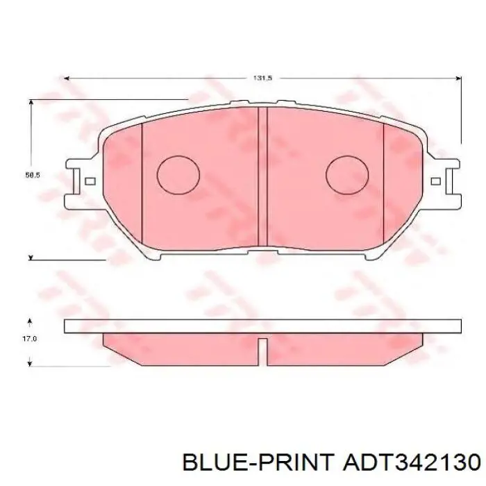 Купити T2115104 Toko cars Колодки гальмівні передні, дискові