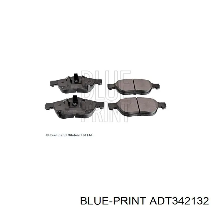 ADT342132 Blue Print колодки гальмівні передні, дискові