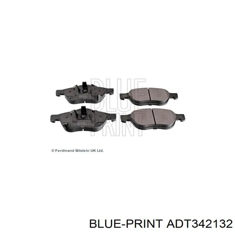 Колодки гальмівні передні, дискові ADT342132 Blue Print