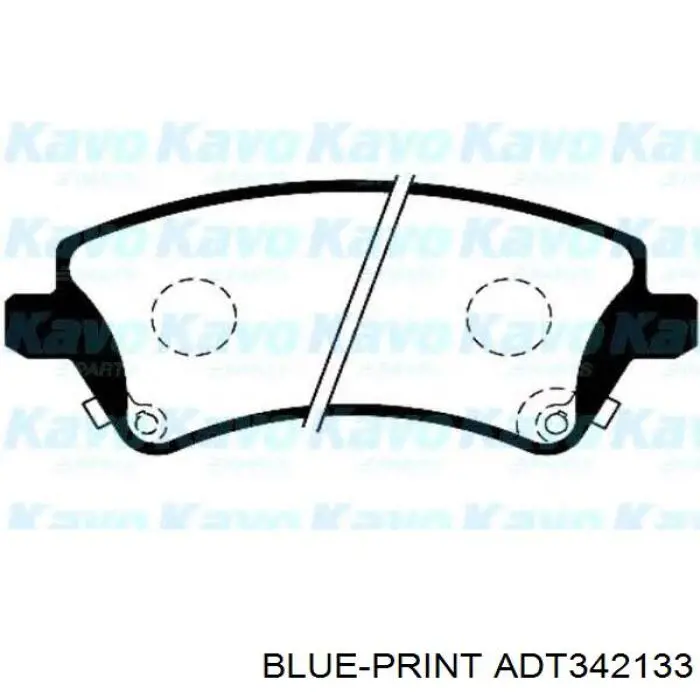 Купити ADT342133 Blue Print Колодки гальмівні передні, дискові