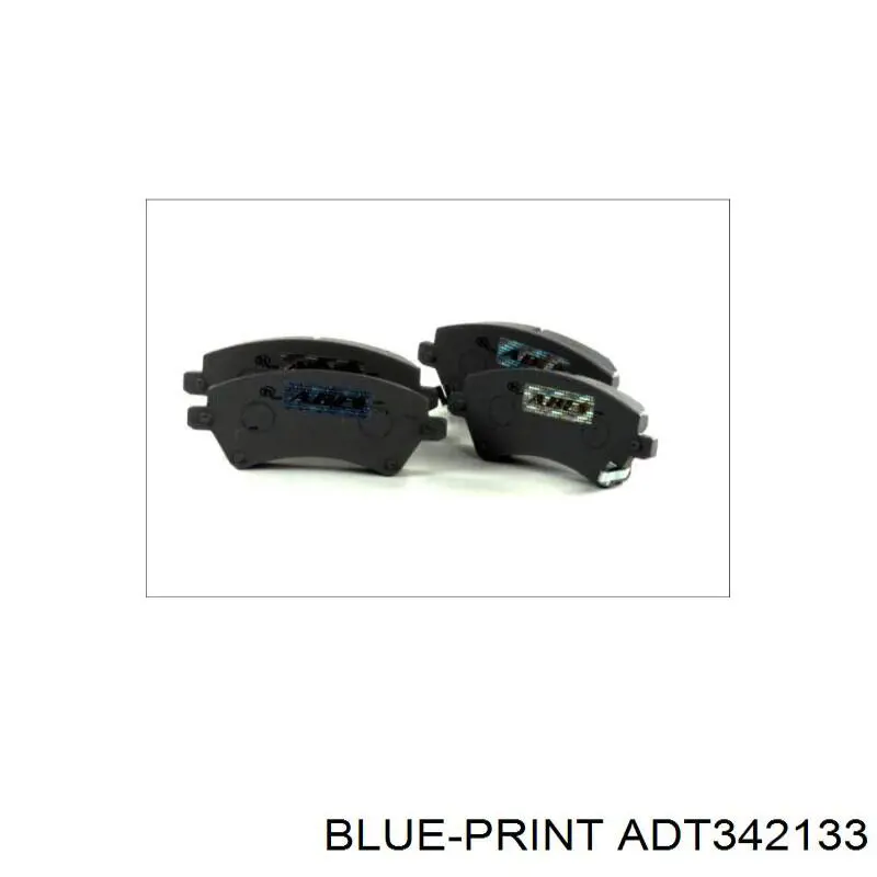 Гальмівні колодки Blue Print ADT342133 ціна, від 23.45 USD