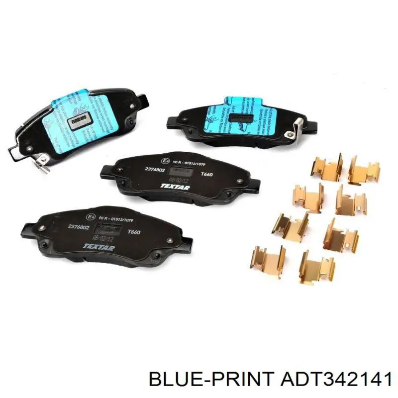Купити ADT342141 Blue Print Колодки гальмівні передні, дискові