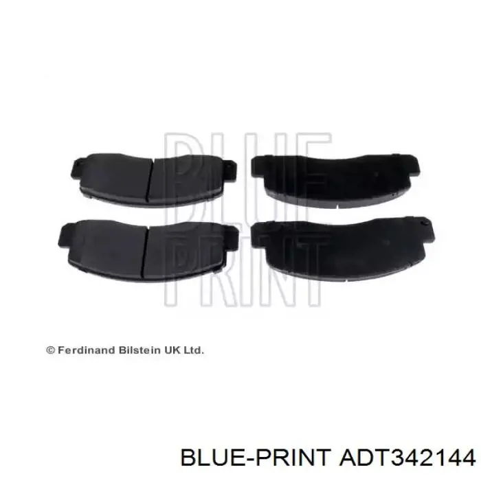Гальмівні колодки Blue Print ADT342144 ціна, від 21.65 USD
