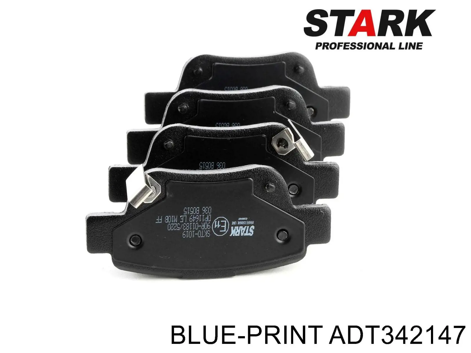 ADT342147 Blue Print Колодки гальмівні задні, дискові