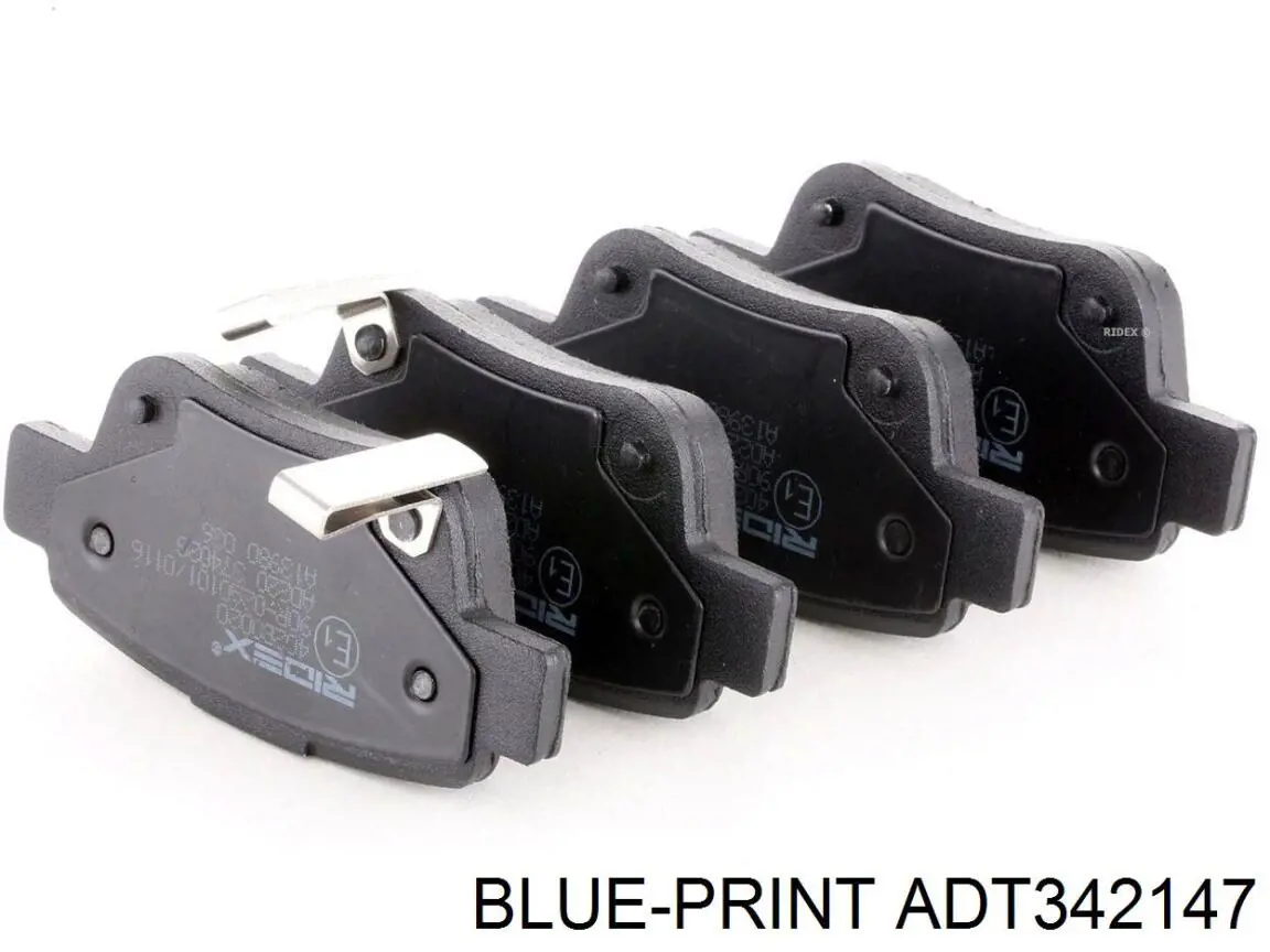 Задні гальмівні колодки Blue Print ADT342147 ціна, від 18.40 USD