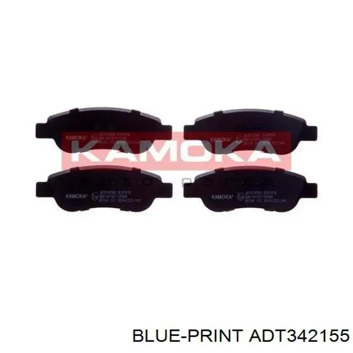 Купити ADT342155 Blue Print Колодки гальмівні передні, дискові