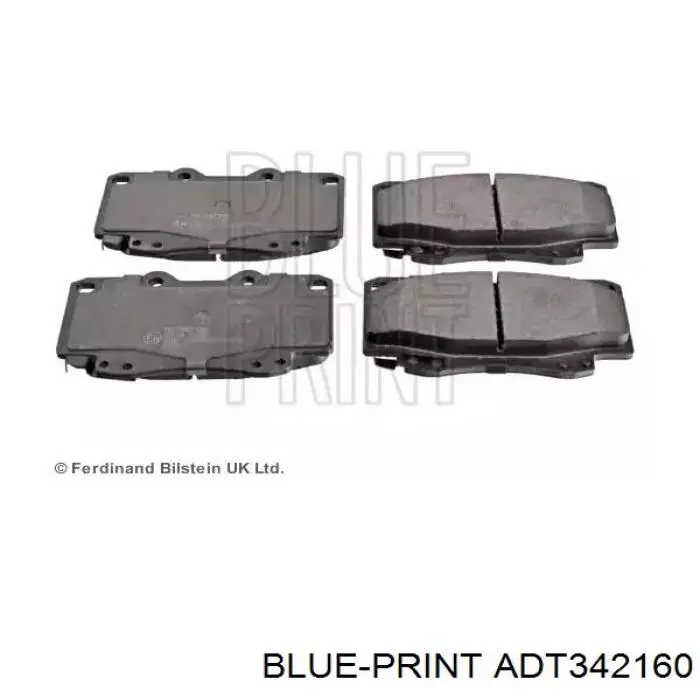 Передні тормозні колодки 986494497 Bosch