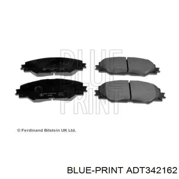 Купити ADT342162 Blue Print Колодки гальмівні передні, дискові