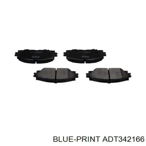 Гальмівні колодки Blue Print ADT342166 ціна, від 19.35 USD