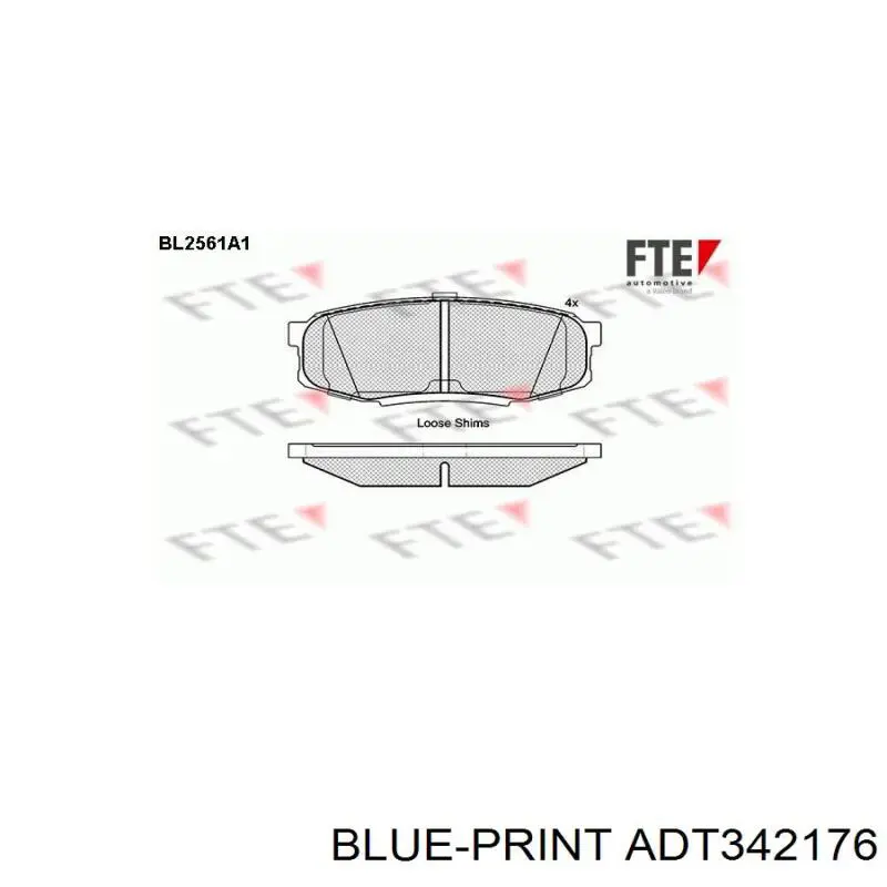 0446660150 Toyota Колодки гальмівні задні, дискові