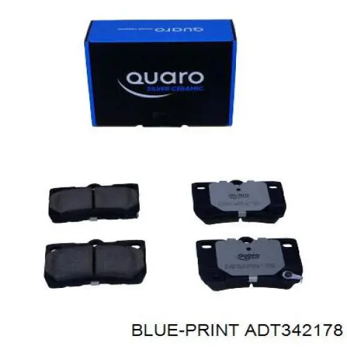 Задні гальмівні колодки Blue Print ADT342178 ціна, від 19.11 USD