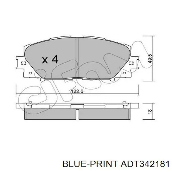 Гальмівні колодки Rider RD24451STD ціна, від 15.97 USD