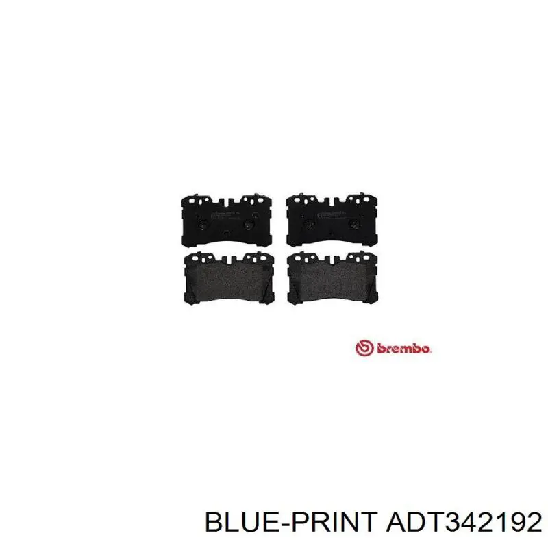 Передні тормозні колодки 161282 Power Stop
