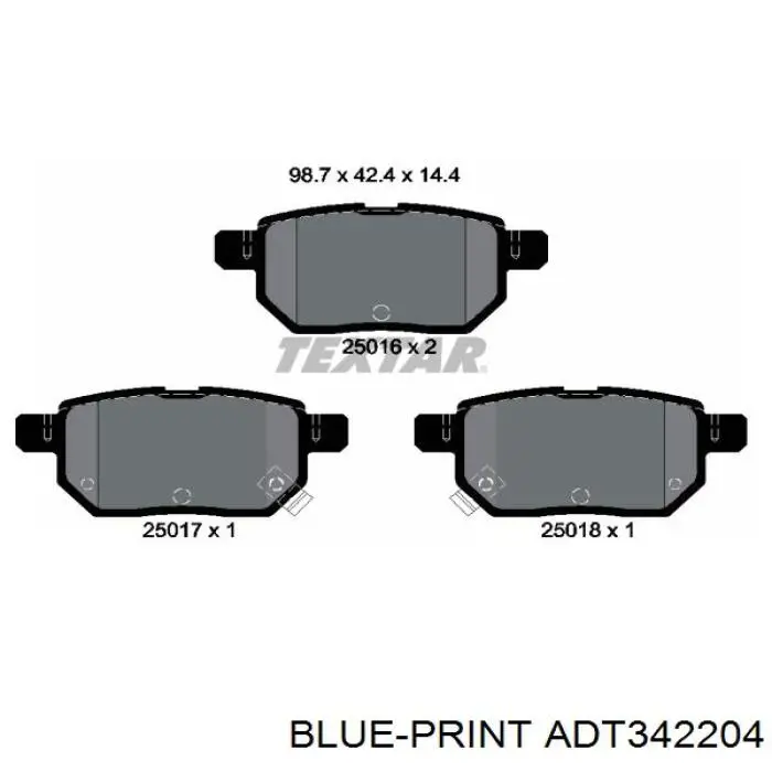 Купити RT1PD21050 Rotinger Задні колодки