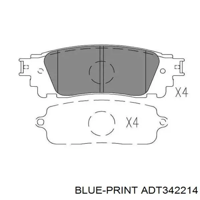 Задні гальмівні колодки Hi-q SP1827 ціна, від 19.29 USD
