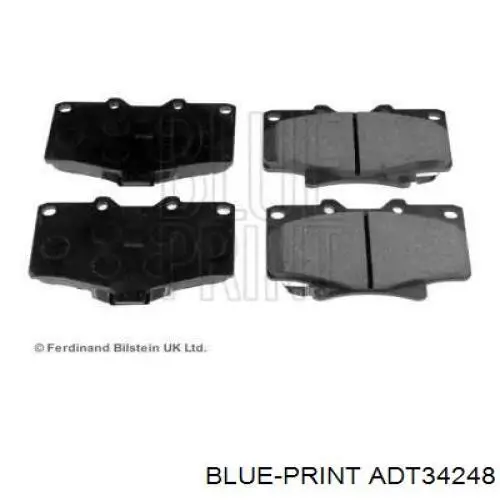 Купити ADT34248 Blue Print Колодки гальмівні передні, дискові