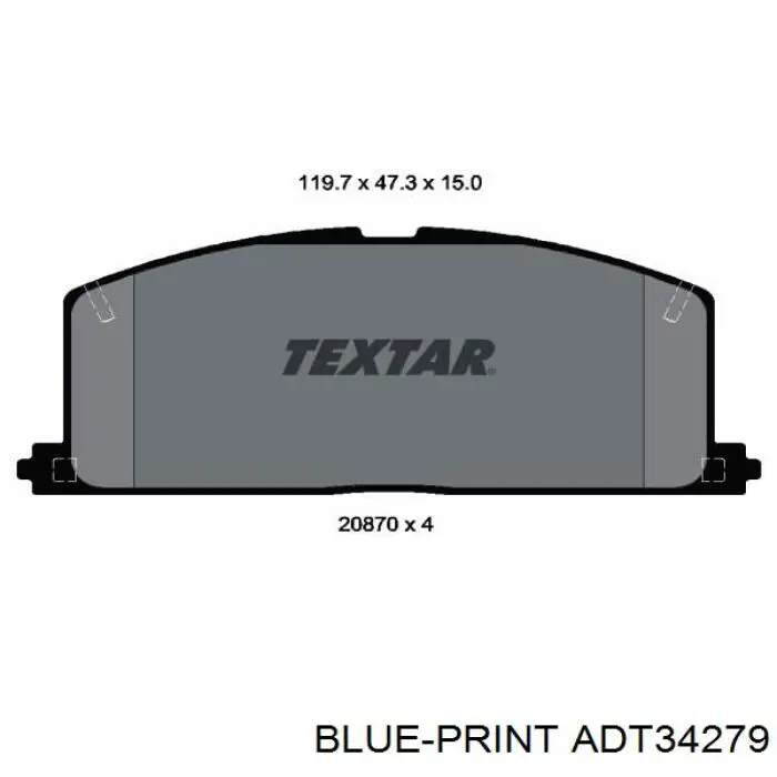 Гальмівні колодки Toyota 0446517070 ціна, від 14.48 USD