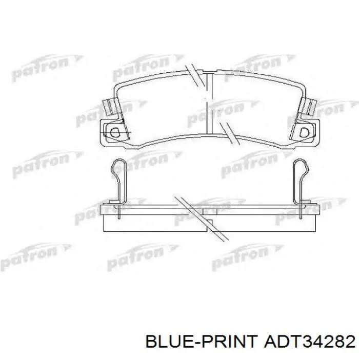 Колодки гальмові задні, дискові 0449217050 Toyota