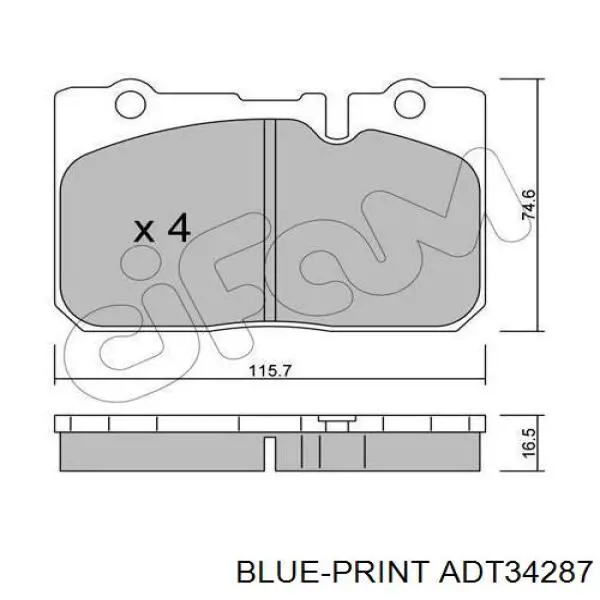 D665 Jurid/Bendix колодки гальмівні передні, дискові