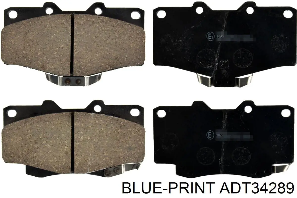 ADT34289 Blue Print колодки гальмівні передні, дискові