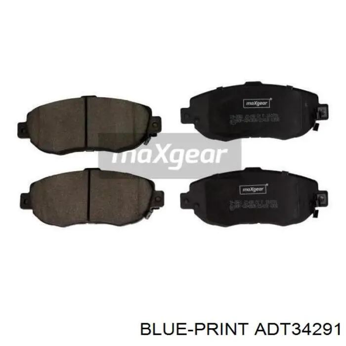 ADT34291 Blue Print колодки гальмівні передні, дискові