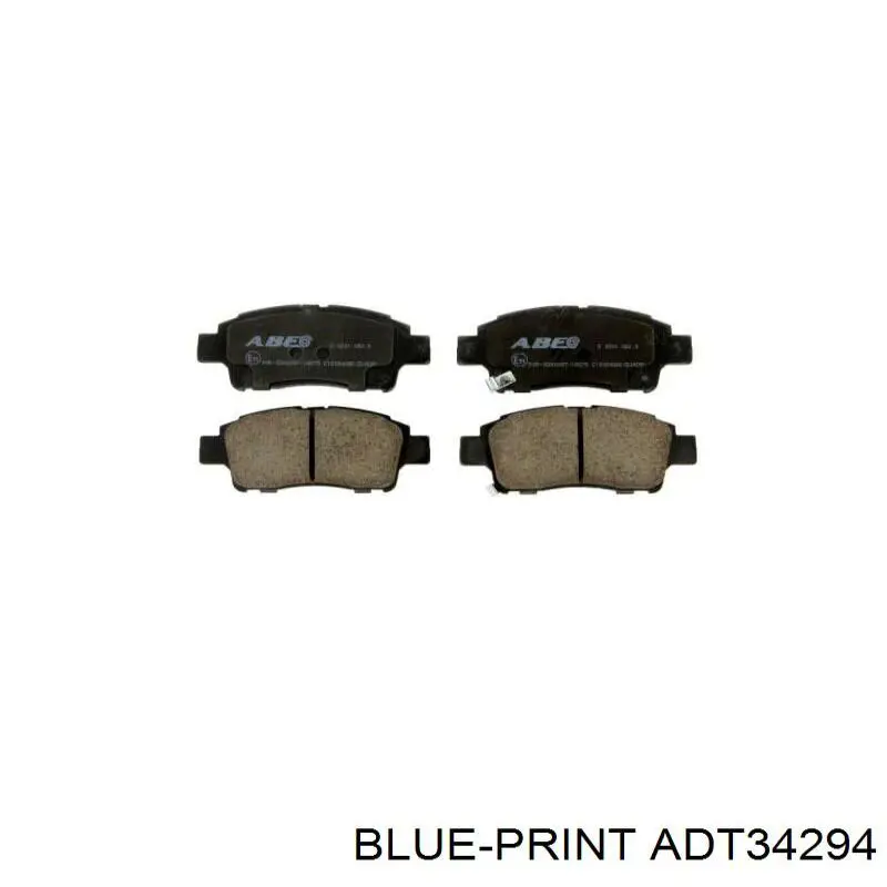 Передні тормозні колодки ADT34294 Blue Print