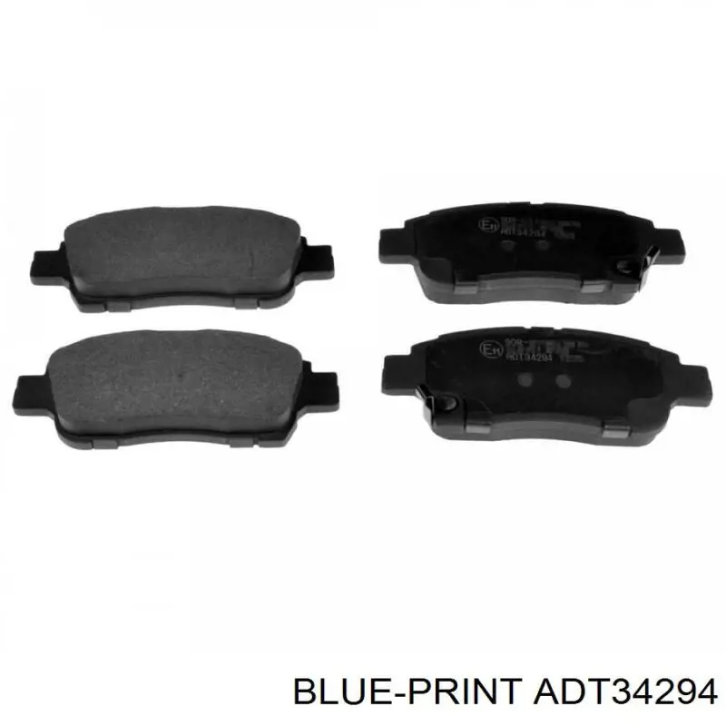 ADT34294 Blue Print колодки гальмівні передні, дискові