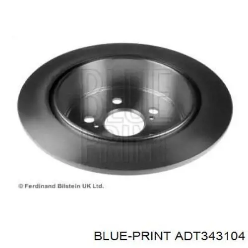 ADT343104 Blue Print диск гальмівний задній