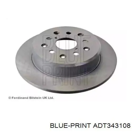 ADT343108 Blue Print диск гальмівний задній
