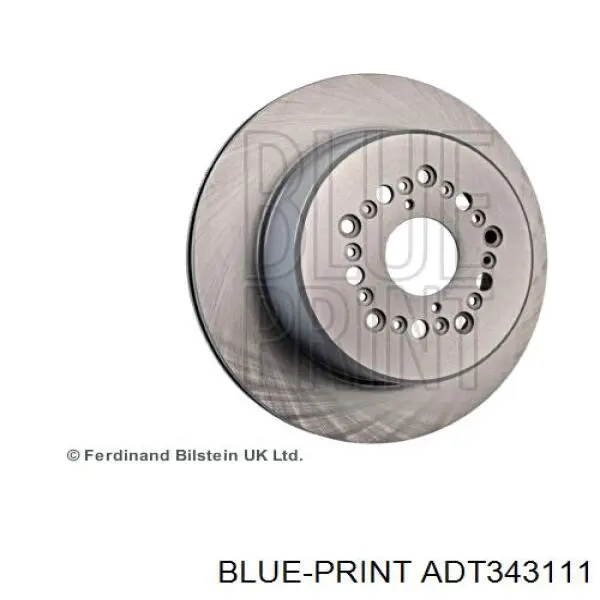 ADT343111 Blue Print диск гальмівний задній