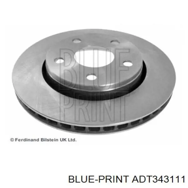 Диск гальмівний задній Blue Print ADT343111
