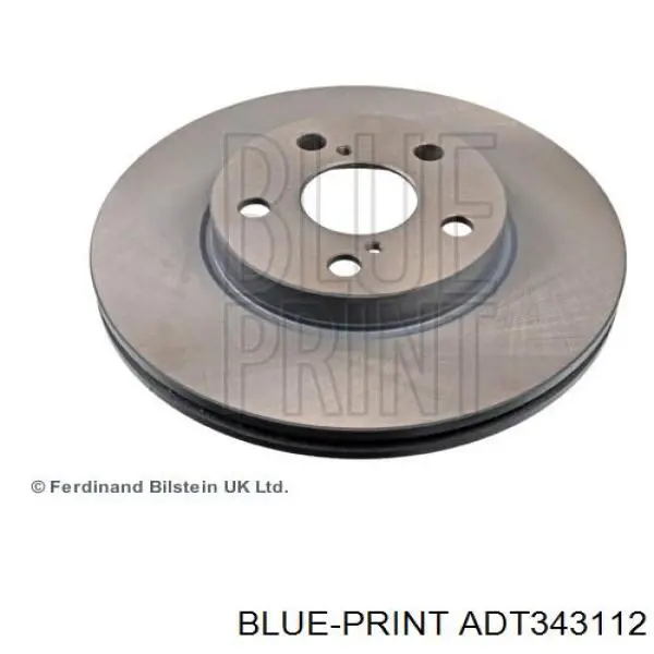 Гальмівні диски передні ADT343112 Blue Print
