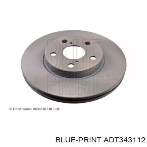 Диск гальмівний передній Blue Print ADT343112