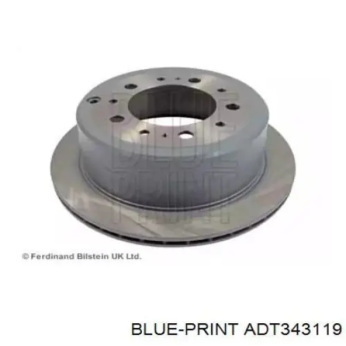 Диск гальмівний задній Blue Print ADT343119