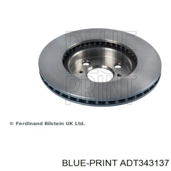 Диск гальмівний передній ADT343137 Blue Print