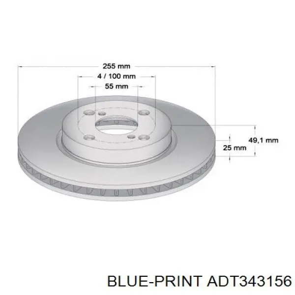 Гальмівні диски передні 4351212621 Toyota