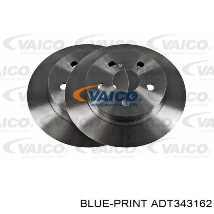 Гальмівні диски ADT343162 Blue Print