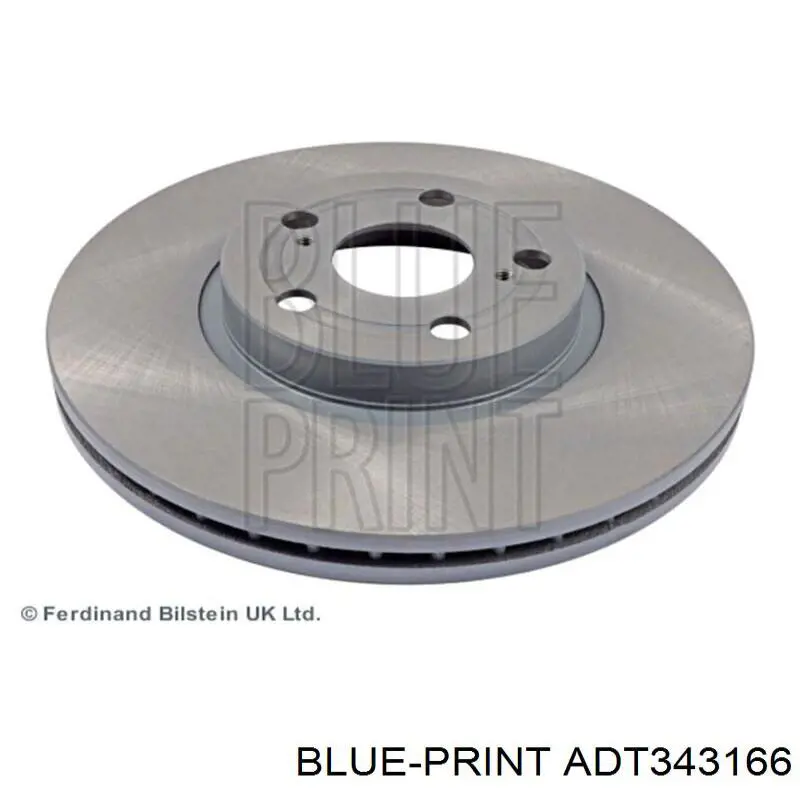 Гальмівні диски передні ADT343166 Blue Print