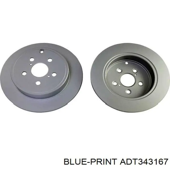 Задні дискові гальма Blue Print ADT343167 ціна, від 28.18 USD