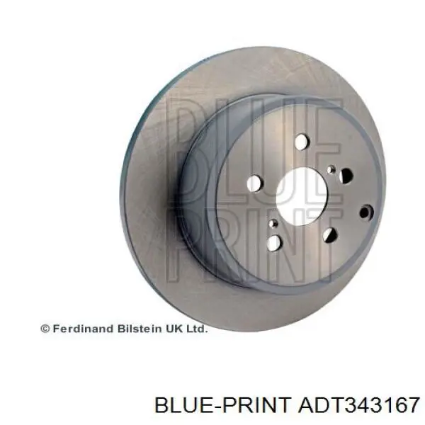 ADT343167 Blue Print диск гальмівний задній