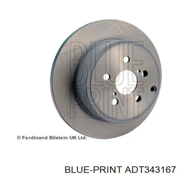 Диск гальмівний задній ADT343167 Blue Print